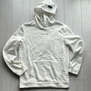 NFINITY White Hoodie with Text Detail